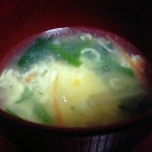 家にあるもので簡単卵中華スープ
